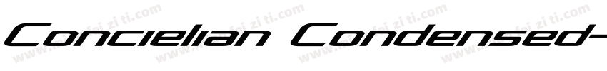 Concielian Condensed字体转换